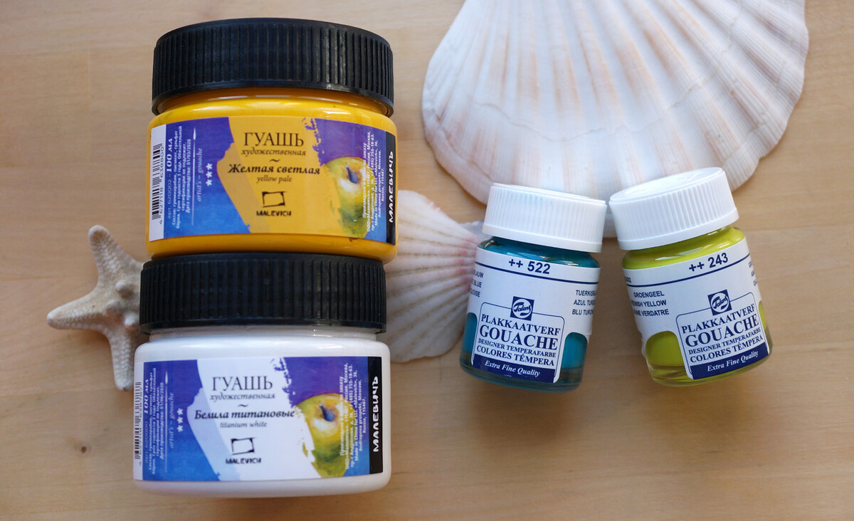 Обзор гуаши фото
