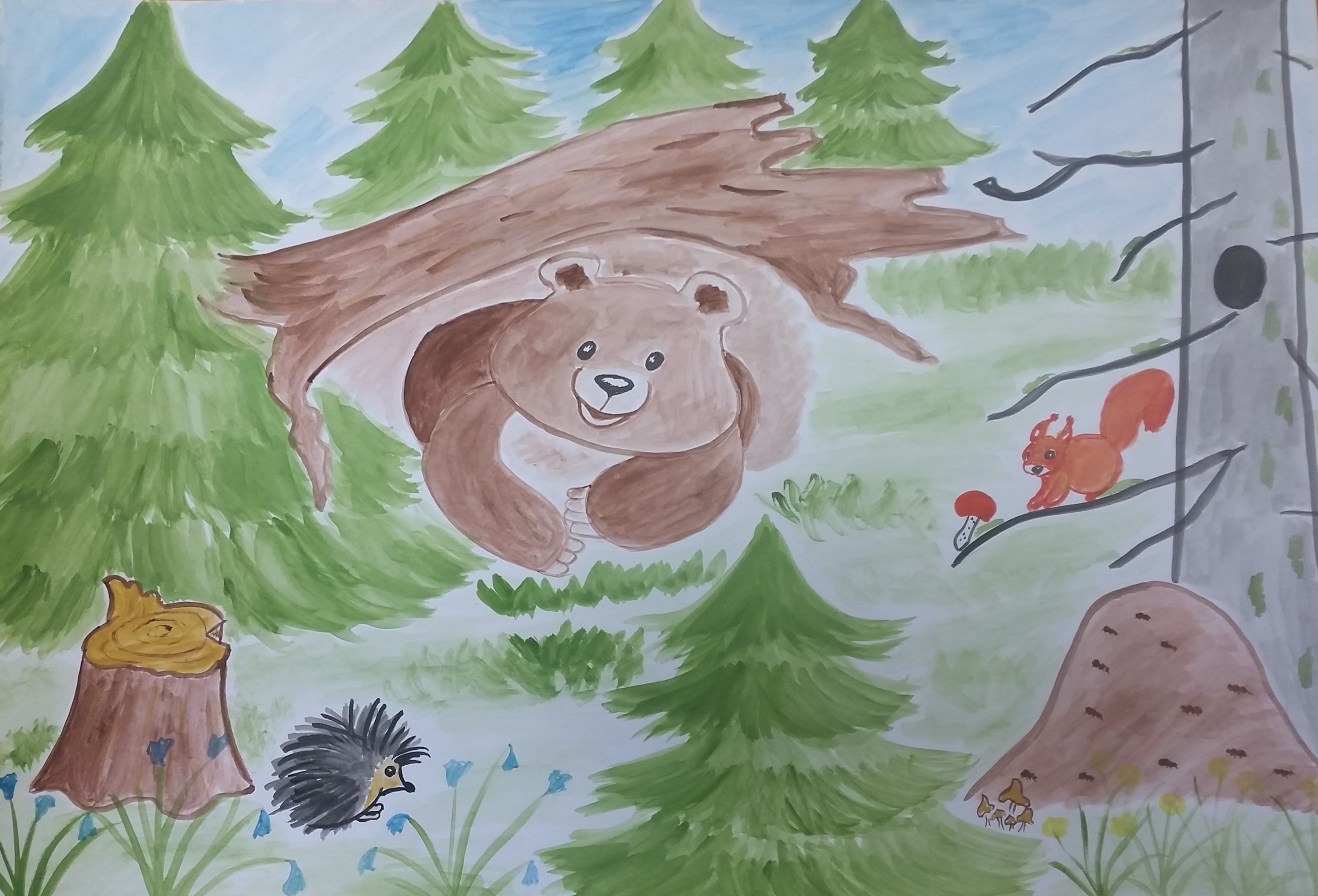 Как научить ребенка рисовать животных фото